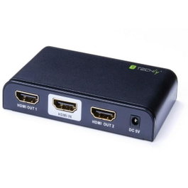 Techly Splitter HDMI de 2 puertos con soporte 4K