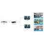 Techly Splitter HDMI de 2 puertos con soporte 4K