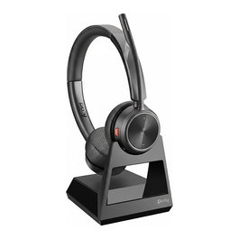 Poly Savi 7320-M Office Auriculares Estéreo USB-A con Base Inalámbrica para Teléfono UC (7320-M)
