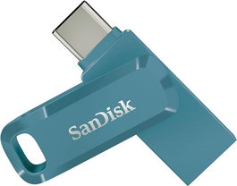 SanDisk SDDDC3-128G-G46NBB Unidad Flash USB Ultra Dual Drive Go 128GB USB Type-A/USB Type-C 3.2 Gen 1 Velocidad Lectura 400MB/s Azul