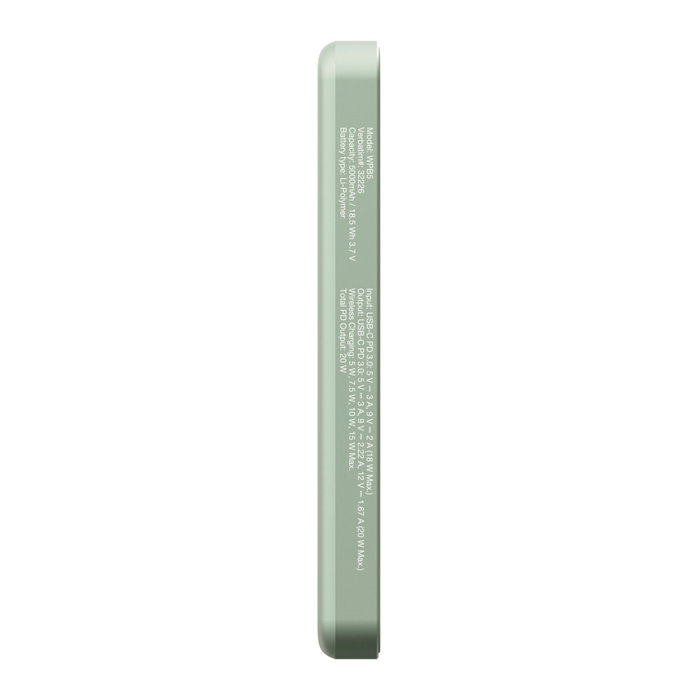 Verbatim Essential Power Bank Magnética Inalámbrica 5000 mAh Verde Verbatim Essential Power Bank Magnética Inalámbrica 5000 mAh Verde