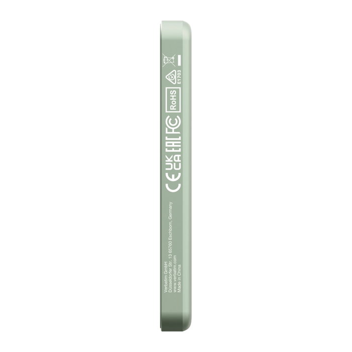 Verbatim Essential Power Bank Magnética Inalámbrica 5000 mAh Verde Verbatim Essential Power Bank Magnética Inalámbrica 5000 mAh Verde