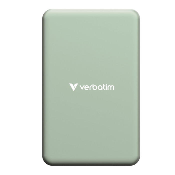 Verbatim Essential Power Bank Magnética Inalámbrica 5000 mAh Verde Verbatim Essential Power Bank Magnética Inalámbrica 5000 mAh Verde