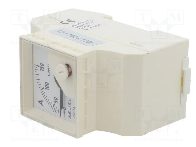 LUMEL Amperímetro EB16 para raíl DIN 0÷150A AC True RMS Clase 1,5