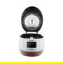 Cuckoo Multicooker CMC-QSB501S 8-en-1, Olla a Presión, 5.00L, Cocina al Vapor, Fríe, Arroz, Carne, Yogur, Rosa/Blanco