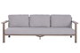 DKD Home Decor Sofa Terraza y Jardín Marron Gris 80 x 70 x 225 cm Set 4