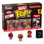 Funko Blister 4 Figuras Bitty POP Marvel Deadpool Dinopool Misterioso Raro Hiperraro Coleccionables