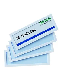 Djois Marco de identificación adhesivo 120x45 mm blanco pack de 4 unidades