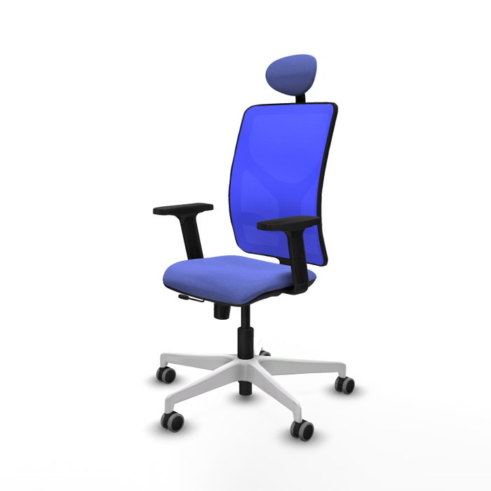 PIQUERAS Y CRESPO Silla de oficina Motilla con mecanismo Sincro/Traslack, Azul PIQUERAS Y CRESPO Silla de oficina Motilla con mecanismo Sincro/Traslack, Azul