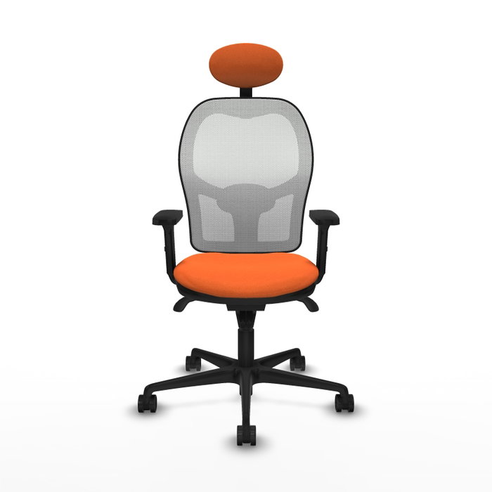 PIQUERAS Y CRESPO Silla de oficina Jorquera Naranja y Blanco PIQUERAS Y CRESPO Silla de oficina Jorquera Naranja y Blanco