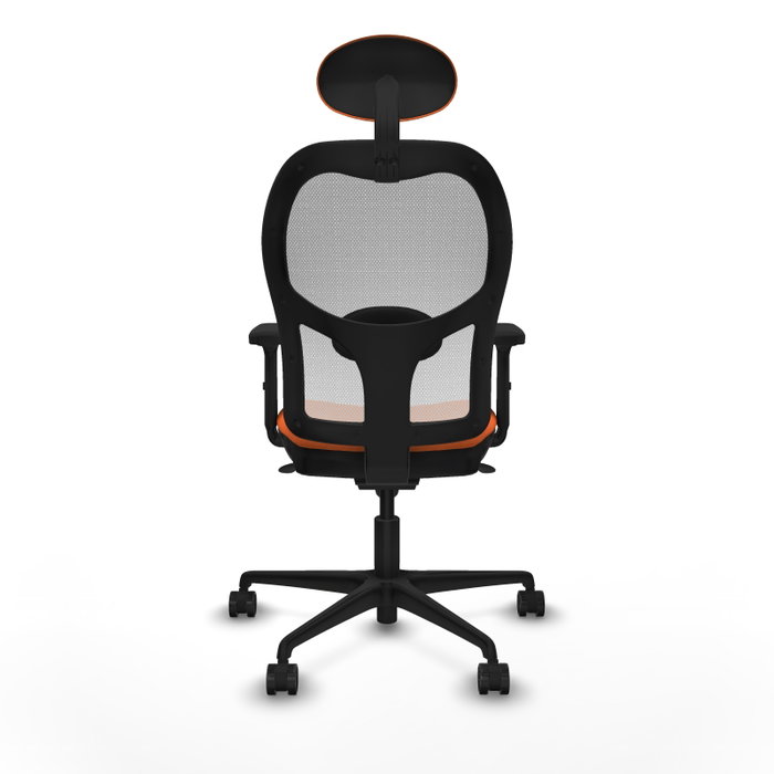 PIQUERAS Y CRESPO Silla de oficina Jorquera Naranja y Blanco PIQUERAS Y CRESPO Silla de oficina Jorquera Naranja y Blanco