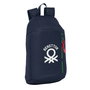 Mochila Benetton Together Azul marino 22 x 39 x 10 cm