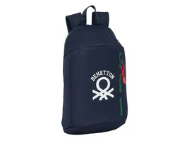 Mochila Benetton Together Azul marino 22 x 39 x 10 cm
