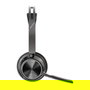 HP Voyager Focus 2 UC Auriculares Inalámbricos Bluetooth Diadema para Oficina/Centro de Llamadas, USB-C/A, Cancelación de Ruido Activo, Negro