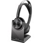 HP Poly Voyager Focus 2 USB-C-C con adaptador USB-C/A, Negro