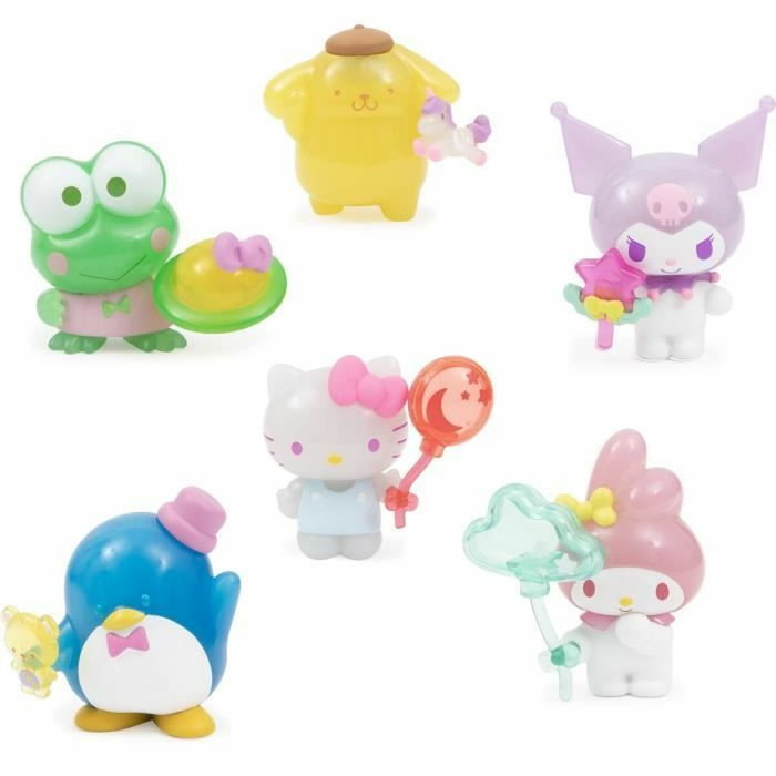 FAMOSA Pack de 6 Figuras de 5 cm Hello Kitty