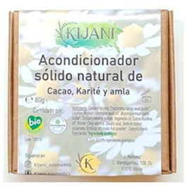 KIJANI Acondicionador Sólido Cacao 60Gr para Todo Tipo de Cabello Hidratante y Sedoso