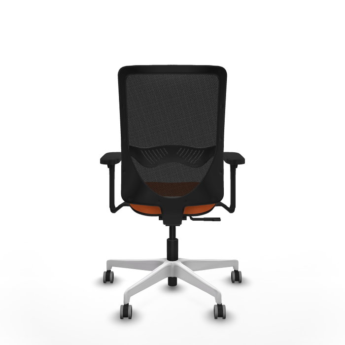 PIQUERAS Y CRESPO Silla de oficina Zulema con mecanismo Sincro, Naranja y Negro PIQUERAS Y CRESPO Silla de oficina Zulema con mecanismo Sincro, Naranja y Negro