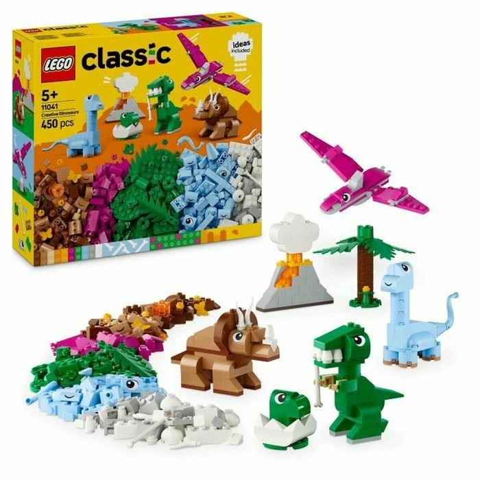 LEGO Classic Dinosaurios Creativos 11041 con T. rex y accesorios