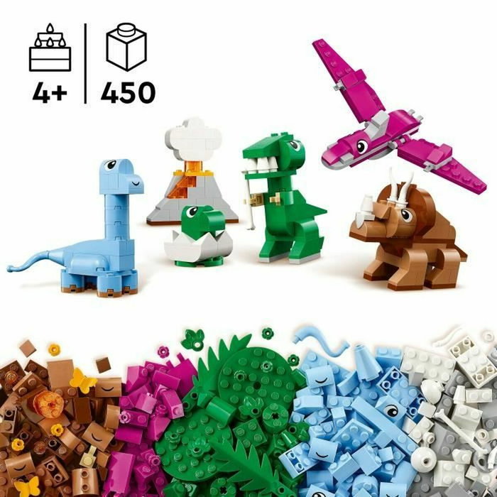 LEGO Classic Dinosaurios Creativos 11041 con T. rex y accesorios