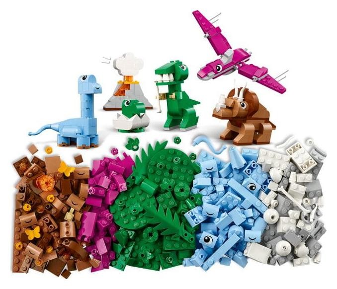LEGO Classic Dinosaurios Creativos 11041 con T. rex y accesorios