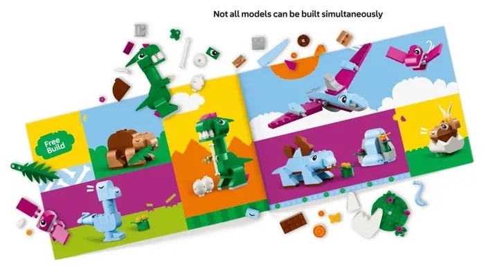LEGO Classic Dinosaurios Creativos 11041 con T. rex y accesorios