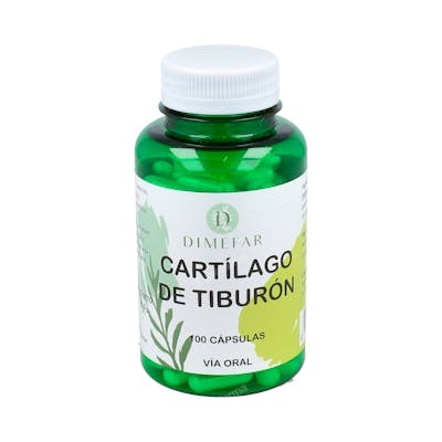 DIMEFAR Cartilago De Tiburon 100Cap. Ayuda a Huesos y Articulaciones DIMEFAR Cartilago De Tiburon 100Cap. Ayuda a Huesos y Articulaciones