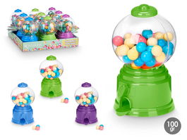 Kinvara Dispensador Chicle 100Gr Surtidos Colores 8.5x15x9.5cm (Set de 18)