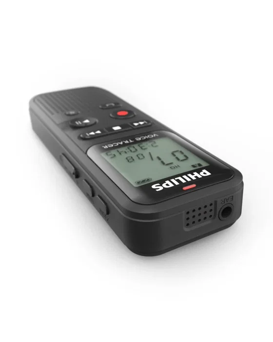 Philips Voice Tracer DVT1160 Grabadora de Voz, Negro, 8 kHz, Windows 10/8/7, macOS