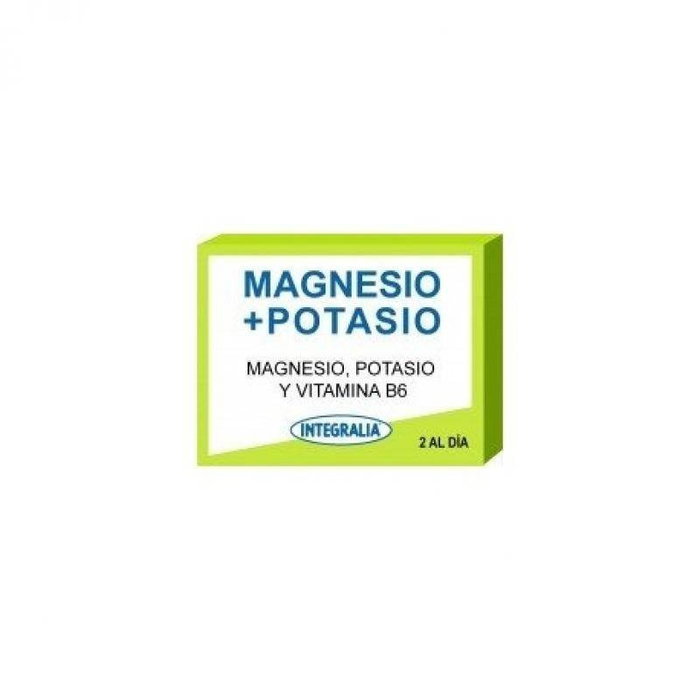 INTEGRALIA Magnesio + Potasio con Vitamina B6, 60 cápsulas INTEGRALIA Magnesio + Potasio con Vitamina B6, 60 cápsulas