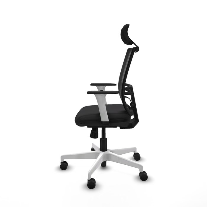 PIQUERAS Y CRESPO Silla de oficina Yunquera con mecanismo Sincro en Negro PIQUERAS Y CRESPO Silla de oficina Yunquera con mecanismo Sincro en Negro