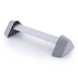 Kensington K58303WW Reposapiés Basculante y Ergonómico - Soporte para Pies con Barra Giratoria 360°, Capacidad 136 kg, Color Plata