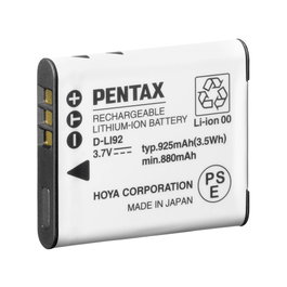 Pentax D-LI92 (B) Batería de iones de litio recargable
