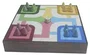 DKD Home Decor Juego de Mesa Parchís de Madera y Resina Lacado Multicolor