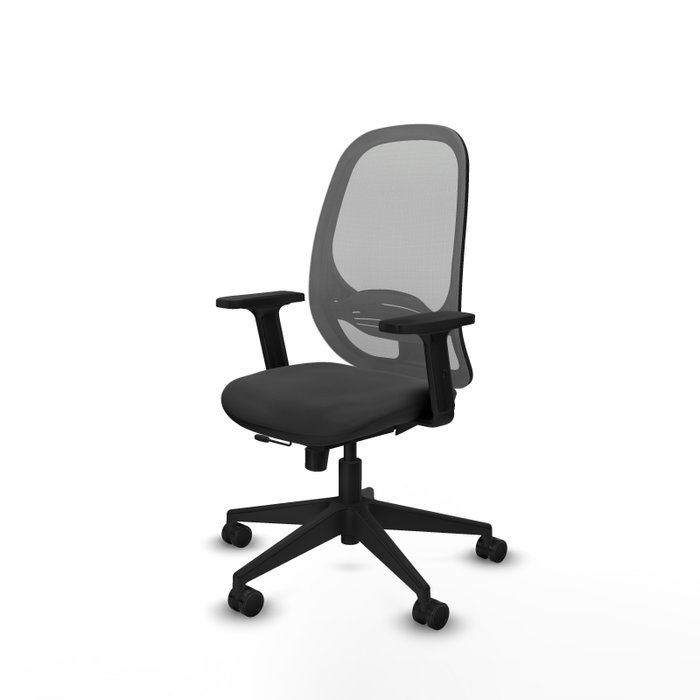 PIQUERAS Y CRESPO Silla de oficina Cilanco Gris con mecanismo Sincro/Traslack