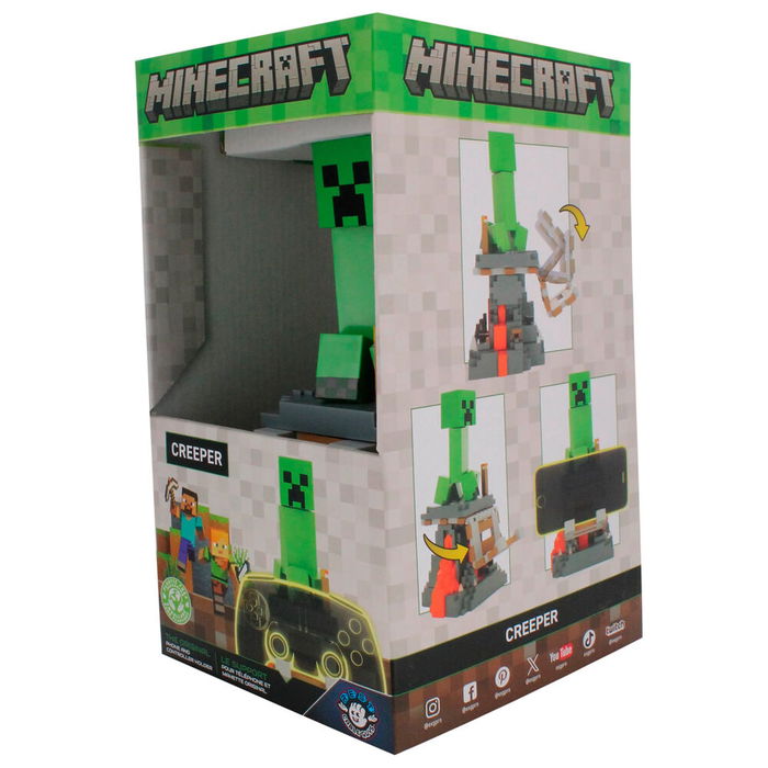Cable Guy Soporte de Sujeción Creeper Minecraft 20cm