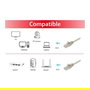 EQUIP 625490 Patch Cable Cat6 U/UTP RJ45 Beige 1.50m