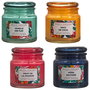 Home Deco Factory Vela Perfumada Paradis Exotiqu en Tarro de Vidrio - Colores Surtidos (Vainilla, Fruta Pasión, Coco, Mora) - 70g, Duración 10h - 6.2x6.8 cm