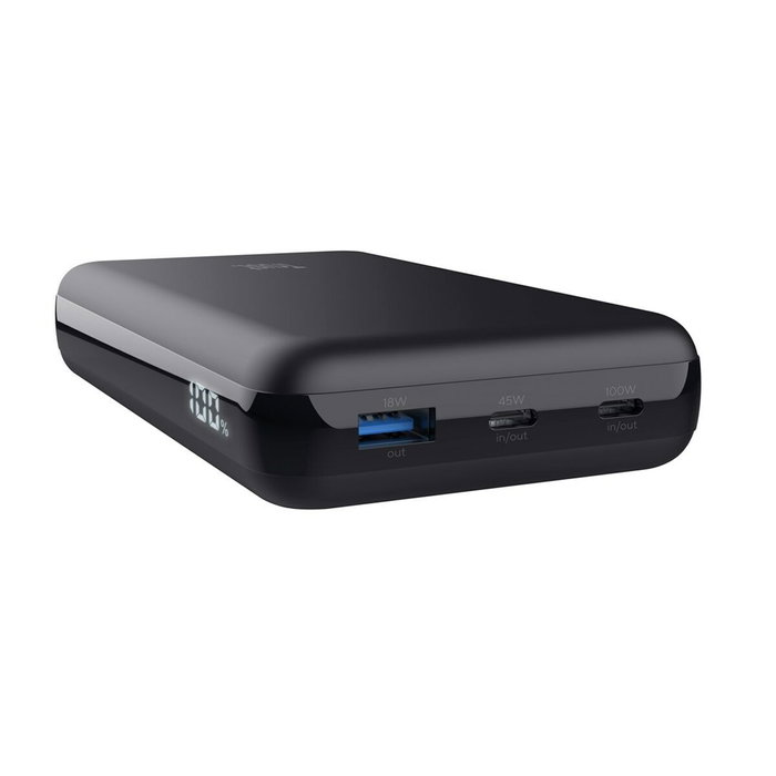 Trust Laro Batería Externa 20000mAh 100W Negra