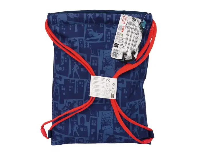 Bolsa Mochila con Cuerdas Spider-Man Azul 26 x 34 x 1 cm