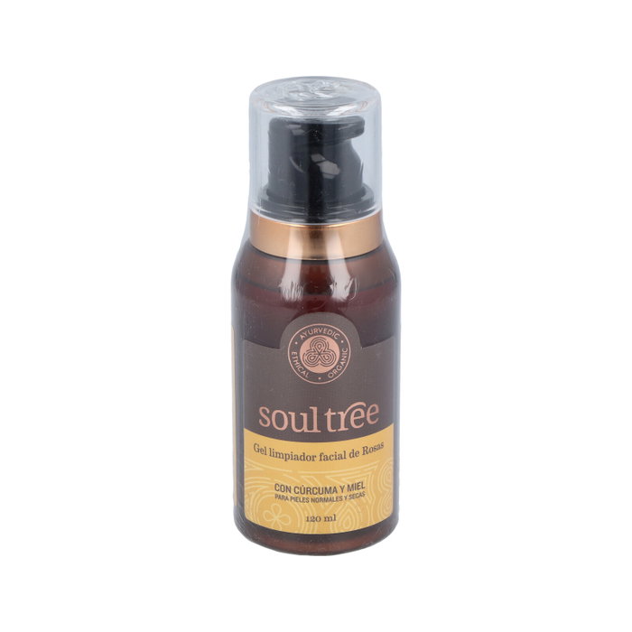 SOULTREE Gel Limpiador Facial Rosas y Cúrcuma 120ml SOULTREE Gel Limpiador Facial Rosas y Cúrcuma 120ml
