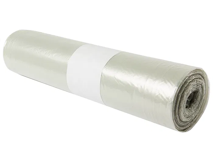 Blanca Bolsas de basura domestica translucida 52x60cm galga 70 rollo de 20 unidades