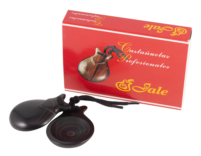 Castañuelas Jale Fibra Negra Veta Roja Nº6