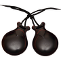 Castañuelas Jale Fibra Negra Veta Roja Nº6