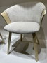 DKD Home Decor Silla Scandi Blanco 60 x 57.5 x 75 cm Madera y Poliester