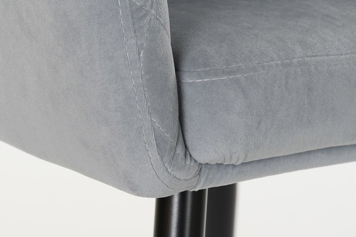 DKD Home Decor Silla Sixties Azul Celeste Negro 60 x 90 x 56 cm (2 Unidades)
