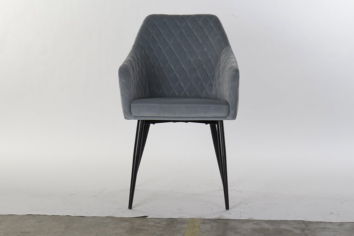 DKD Home Decor Silla Sixties Azul Celeste Negro 60 x 90 x 56 cm (2 Unidades)