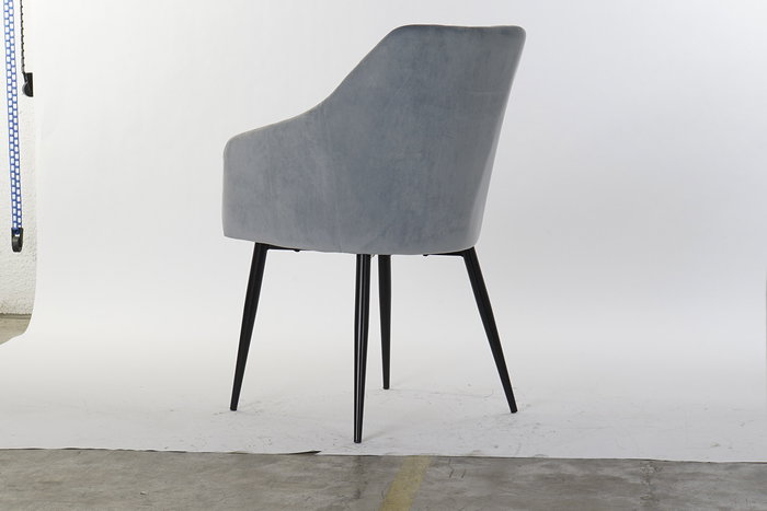 DKD Home Decor Silla Sixties Azul Celeste Negro 60 x 90 x 56 cm (2 Unidades)