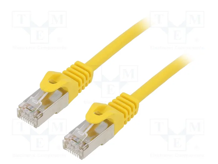 Gembird PP6-0.25M/Y Cable de red Cat6 F/UTP Amarillo 0,25 m Gembird PP6-0.25M/Y Cable de red Cat6 F/UTP Amarillo 0,25 m