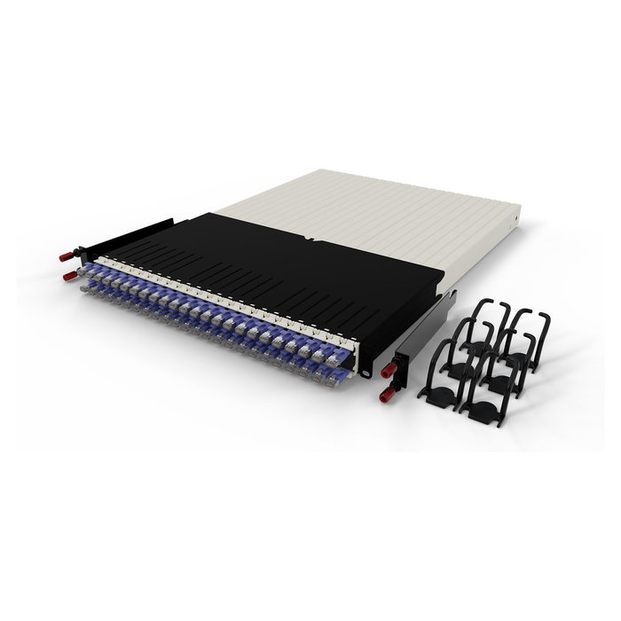 PATCHBOX PATCHBOX.ONE Kit de Armario 30RU/STP (1.8 m) con 24 Cassettes, Cable de Red Patch Cat. 6a U/FTP PoE, PONE30STPVI, Violeta